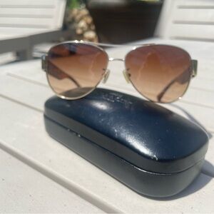 -Coach Tortoiseshell sunglasses